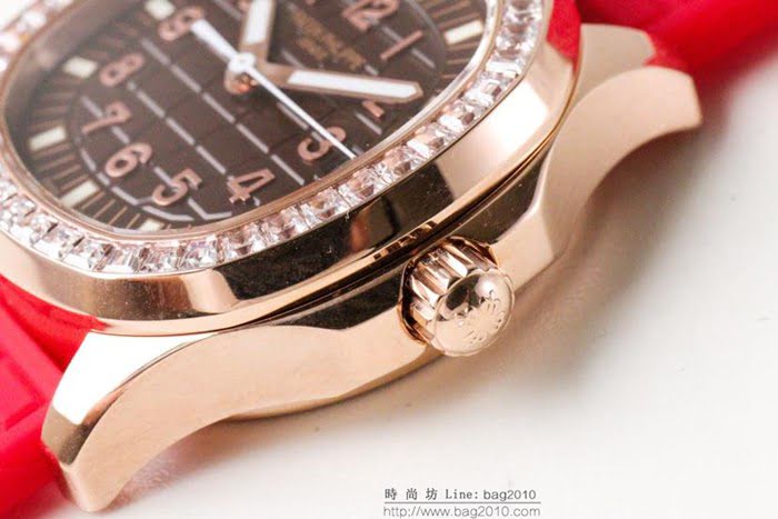 百達翡麗PATEK PHILPPE PP最新力作 原版複刻 女士腕表系列 18k玫瑰金鑲鑽 自動機械 女款手錶  wssb4048